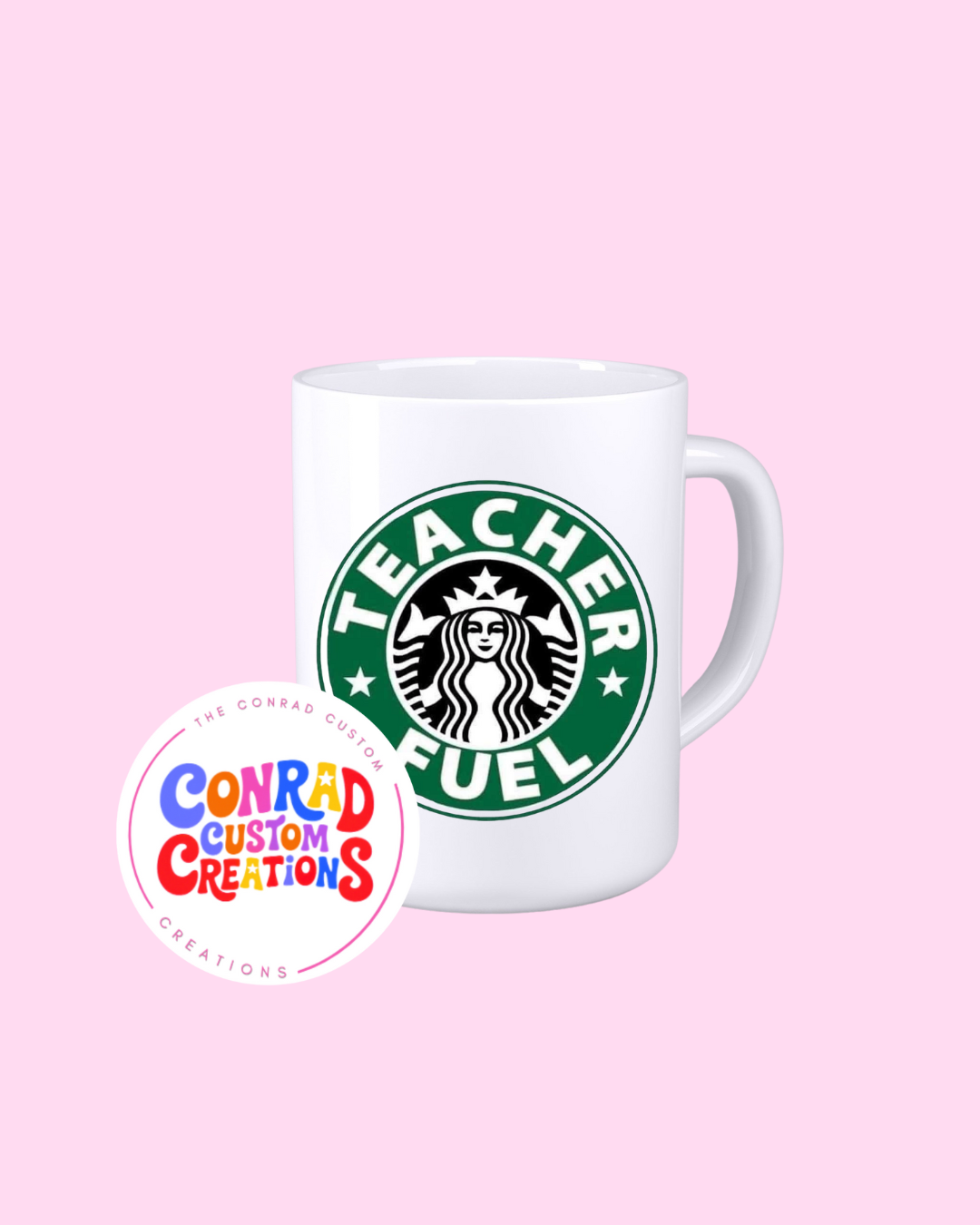 Teacher Fuel Starbucks-Themed Mug