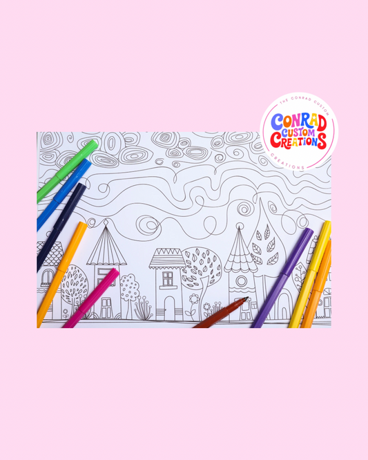Custom Coloring Sheet (Physical Product)