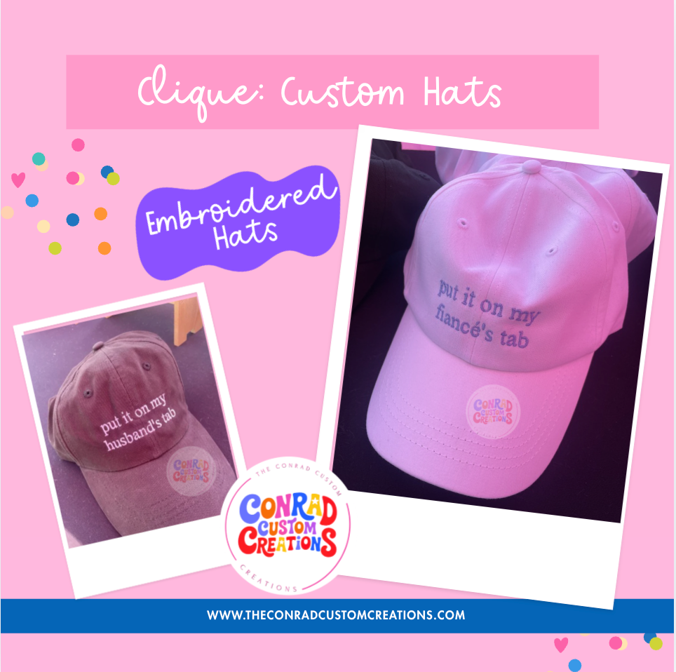 "Put it On Tab" Embroidered Hat